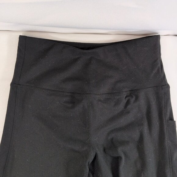 Fila Black Capri Leggings Leg Logo Women's XS Extra Small Capris 3/4 Length Calf - Picture 3 of 12